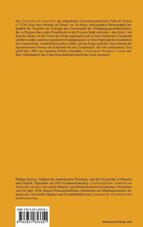 Produktbild: Botschafterzeremoniell am Papsthof der Renaissance