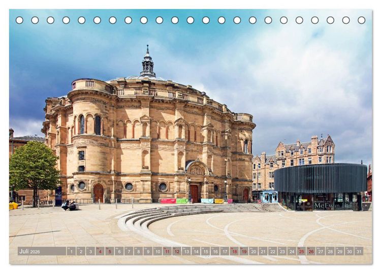 Produktbild: So sch&ouml;n ist Edinburgh (Tischkalender 2026 DIN A5 quer), CALVENDO Monatskalender