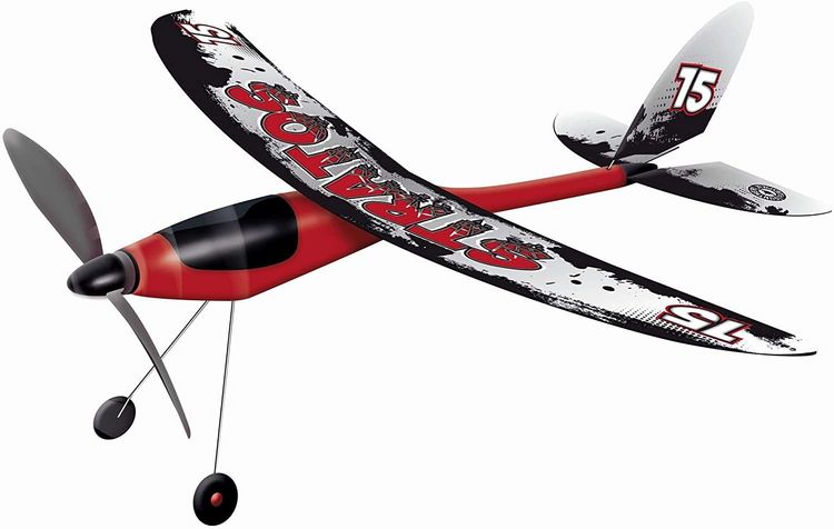 Produktbild: Paul G&uuml;nther 1629 - Stratos, Flugzueg mit Gummimotor, 53 x 50cm