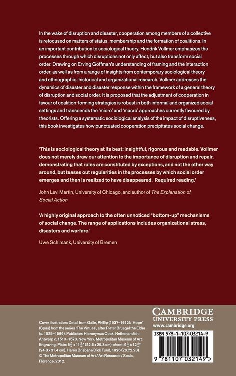 Produktbild: The Sociology of Disruption, Disaster and Social Change