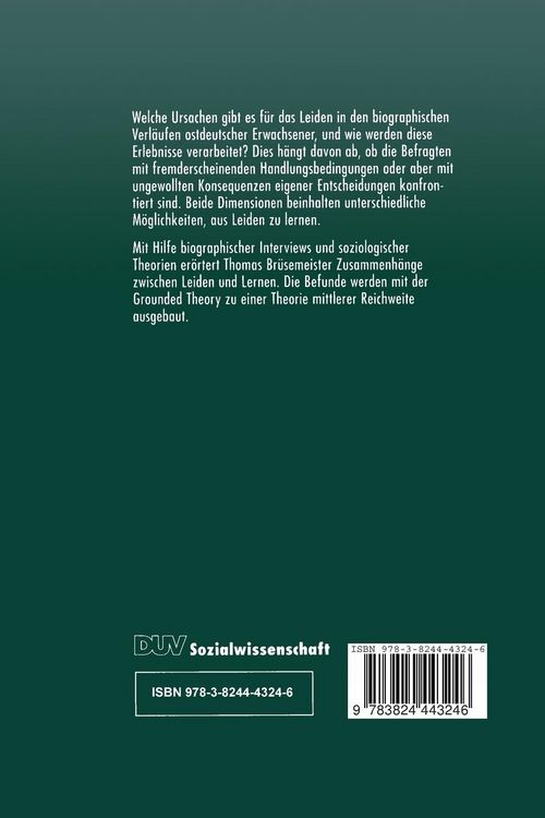 Produktbild: Lernen durch Leiden?