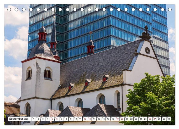 Produktbild: Architektonische Zeitspr&uuml;nge (Tischkalender 2026 DIN A5 quer), CALVENDO Monatskalender