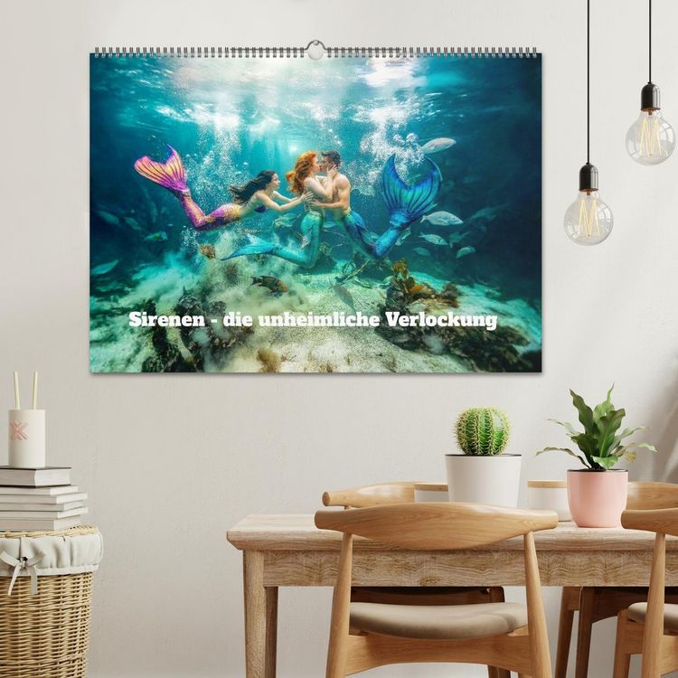 Produktbild: Sirenen - die unheimliche Verlockung (Wandkalender 2027 DIN A2 quer), CALVENDO Monatskalender