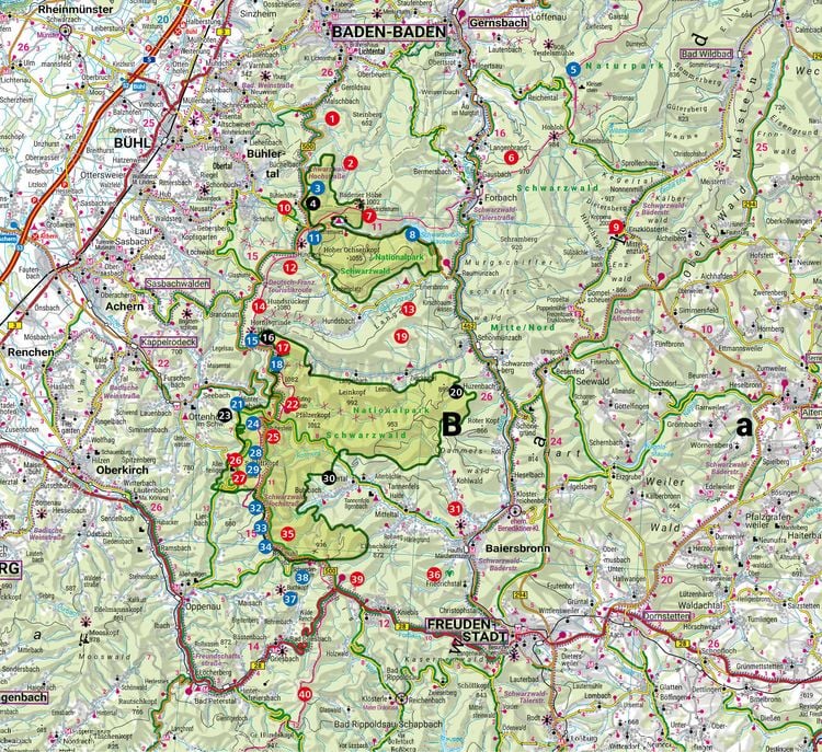 Produktbild: ROTHER Wanderbuch Nationalpark Schwarzwald