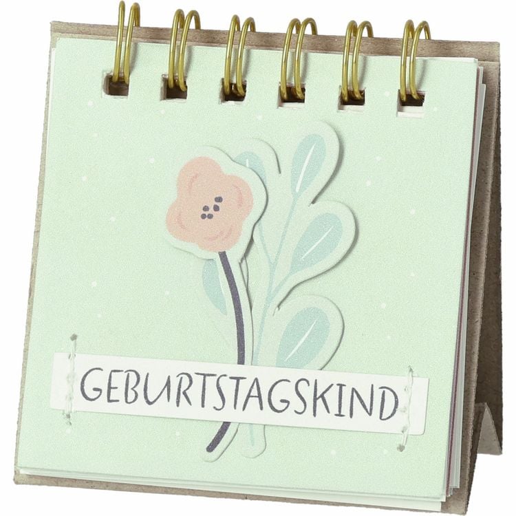 Produktbild: Kleine Botschaften Geburtstagskind 6,5x6,5cm