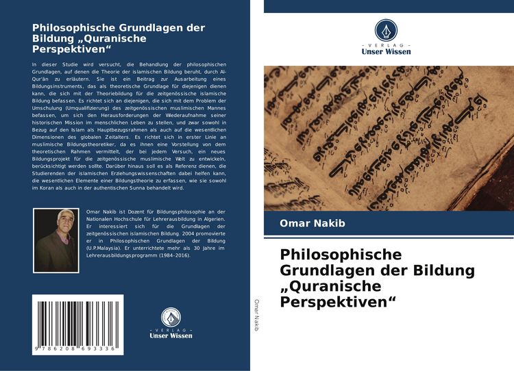 Produktbild: Philosophische Grundlagen der Bildung "Quranische Perspektiven"
