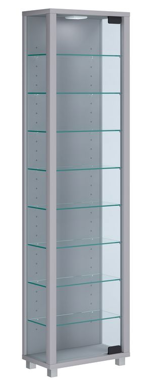 Produktbild: Holz Glas Stand Vitrine Sammelvitrine Edana Maxi
