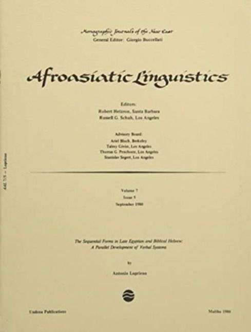 Produktbild: Loprieno, A: Sequential Forms in Late Egyptian and Biblical