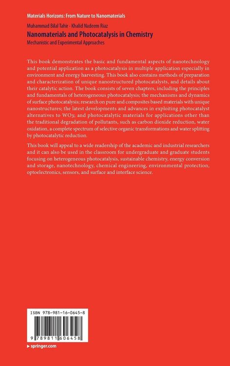 Produktbild: Nanomaterials and Photocatalysis in Chemistry