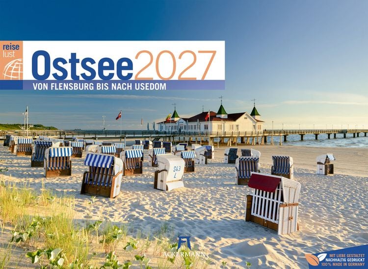 Produktbild: Ostsee ReiseLust Kalender 2027 | von Flensburg bis nach Usedom