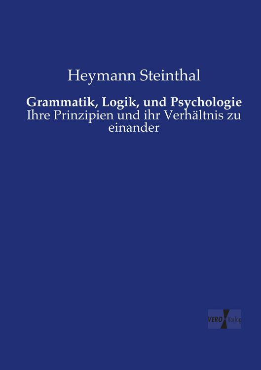 Produktbild: Grammatik, Logik, und Psychologie