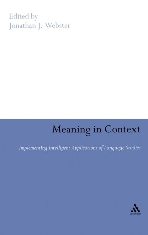 Produktbild: Meaning in Context