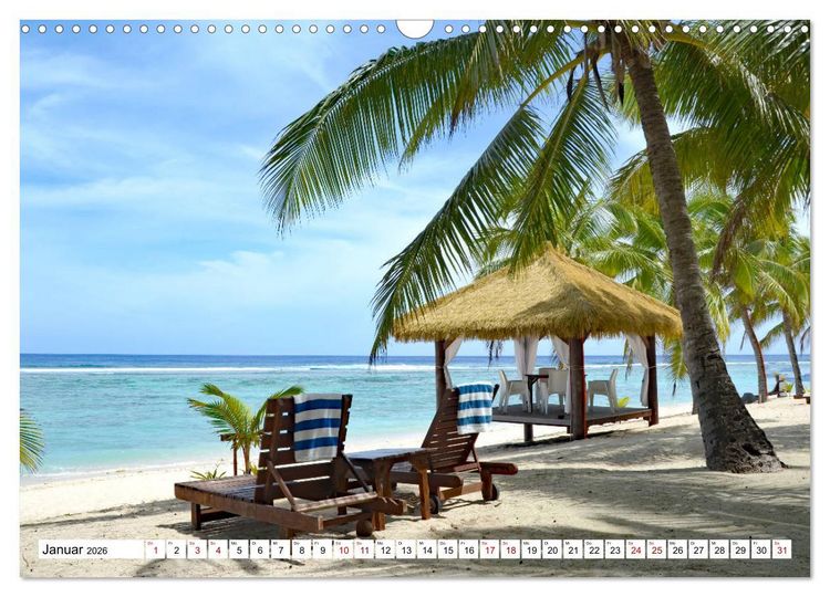 Produktbild: Rarotonga - Trauminsel im S&uuml;dpazifik. (Wandkalender 2026 DIN A3 quer), CALVENDO Monatskalender