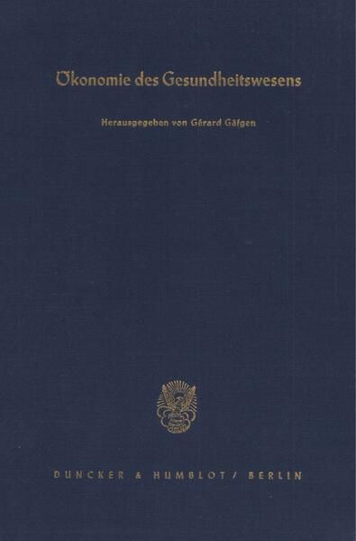Produktbild: &Ouml;konomie des Gesundheitswesens.