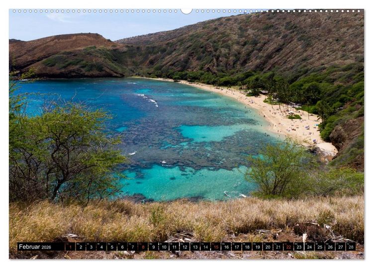 Produktbild: Hawai'i - Teil 2 (Wandkalender 2026 DIN A2 quer), CALVENDO Monatskalender