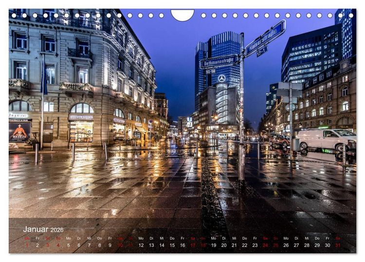 Produktbild: Frankfurt city view (Wandkalender 2026 DIN A4 quer), CALVENDO Monatskalender