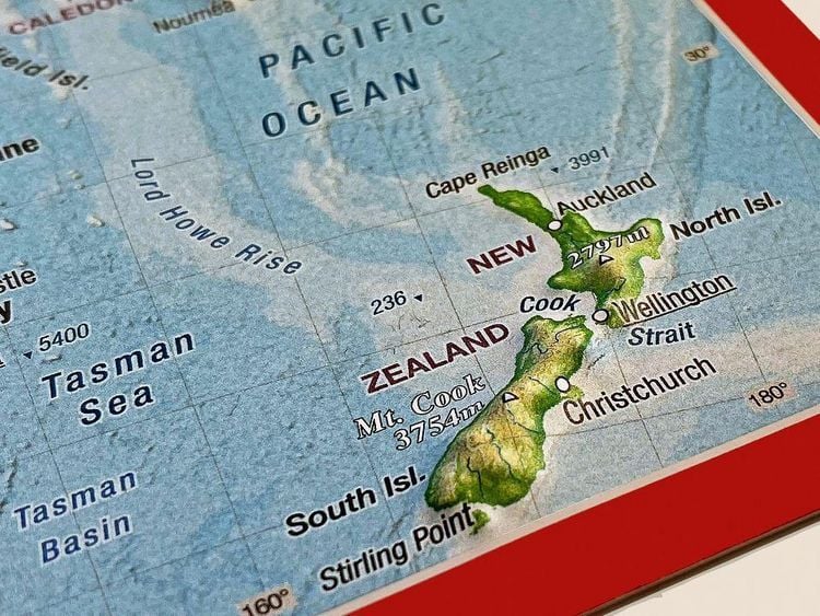 Produktbild: Reliefpostkarte Australien