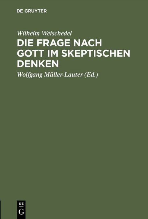 Produktbild: Die Frage nach Gott im skeptischen Denken