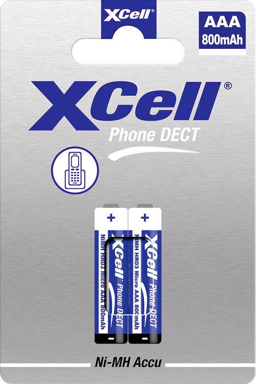 Produktbild: XCell Micro (AAA)-Akku NiMH 800 1.2V 1St.