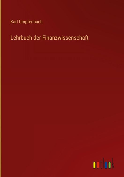 Produktbild: Lehrbuch der Finanzwissenschaft