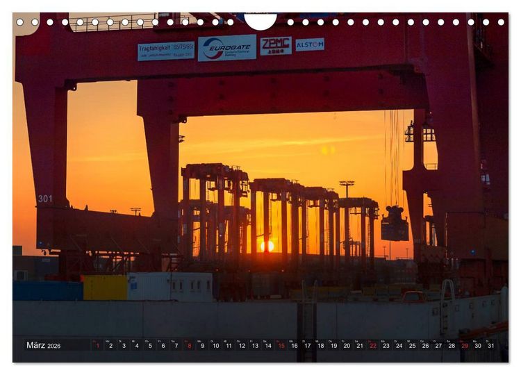 Produktbild: Hamburg Hafen (Wandkalender 2026 DIN A4 quer), CALVENDO Monatskalender