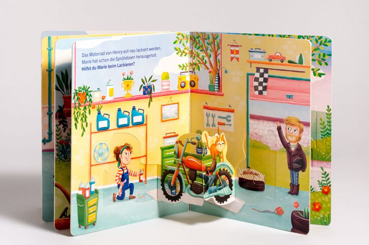 Produktbild: Mein Zauberklappen-Buch - Mach mit in der Autowerkstatt!