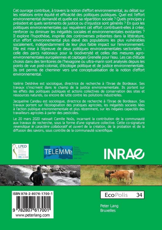 Produktbild: Effort environnemental et &eacute;quit&eacute;