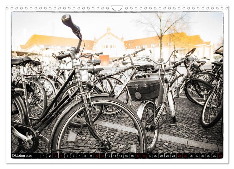 Produktbild: Osnabr&uuml;ck f&auml;hrt Fahrrad (Wandkalender 2026 DIN A3 quer), CALVENDO Monatskalender