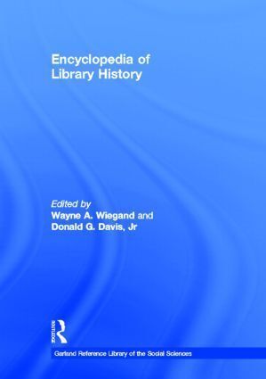 Produktbild: Ency Of Lib Hist