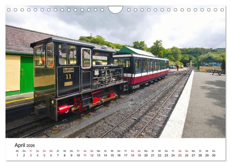 Produktbild: Wales Land der Sehensw&uuml;rdigkeiten, Landschaften und Natur (Wandkalender 2026 DIN A4 quer), CALVENDO Monatskalender