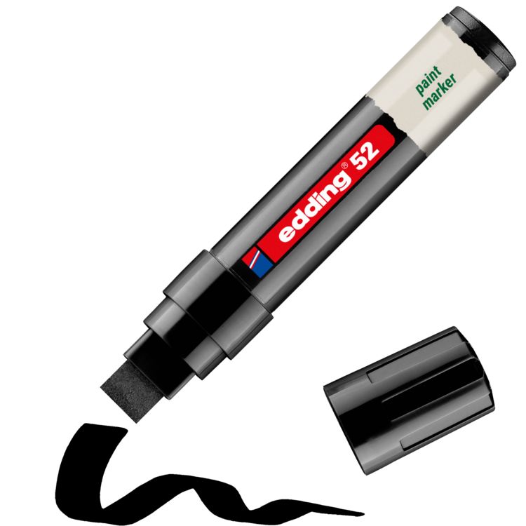 Produktbild: Edding 52 EcoLine 4-52-001 Lackmarker Schwarz 4 mm, 15mm