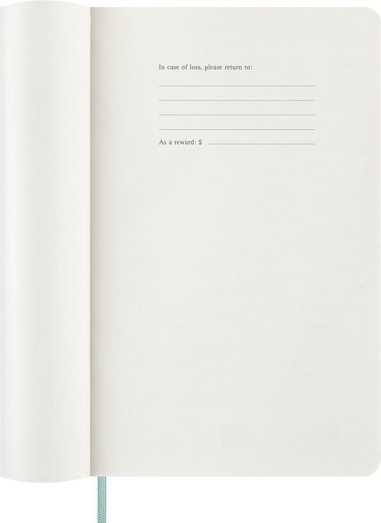 Produktbild: Moleskine 12 Monate Precious & Ethical Wochen Notizkalender, L/A5, liniert, weicher Einband, Mamba Hellgr&uuml;n, mit Box