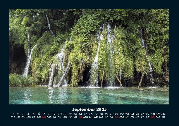 Produktbild: Wasserf&auml;lle 2025 Fotokalender DIN A4
