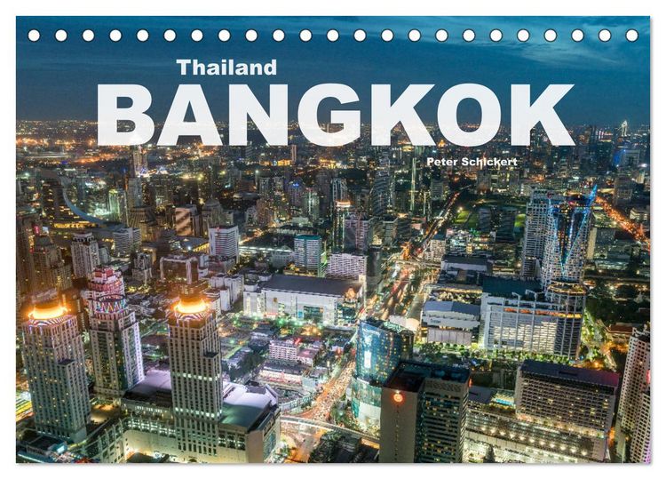 Produktbild: Bangkok - Thailand (Tischkalender 2026 DIN A5 quer), CALVENDO Monatskalender