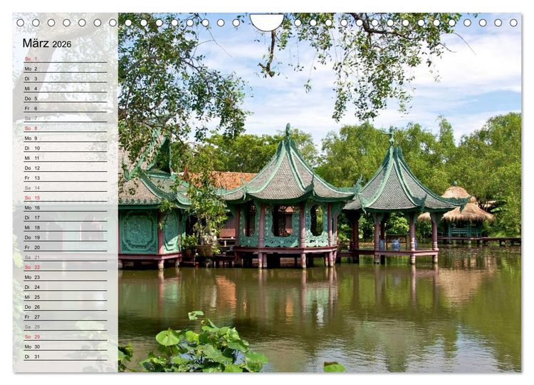 Produktbild: Mein Thailand - Geburtstagskalender (Wandkalender 2026 DIN A4 quer), CALVENDO Monatskalender
