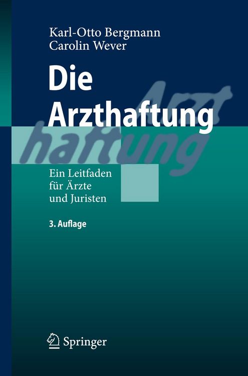 Produktbild: Die Arzthaftung