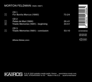 Produktbild: Late Works for Piano-For Bunita Marcus/+