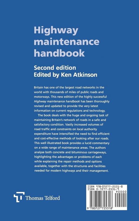 Produktbild: Highway Maintenance Handbook, 2nd Edition