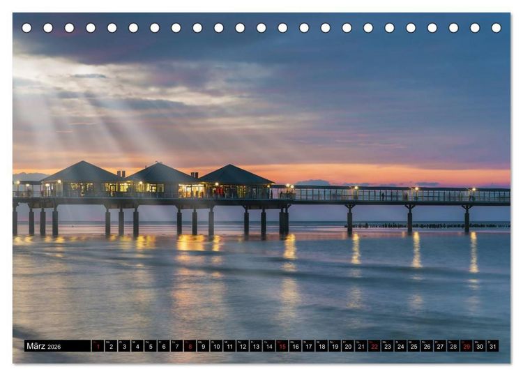 Produktbild: Die Ostseek&uuml;ste in Mecklenburg-Vorpommern (Tischkalender 2026 DIN A5 quer), CALVENDO Monatskalender