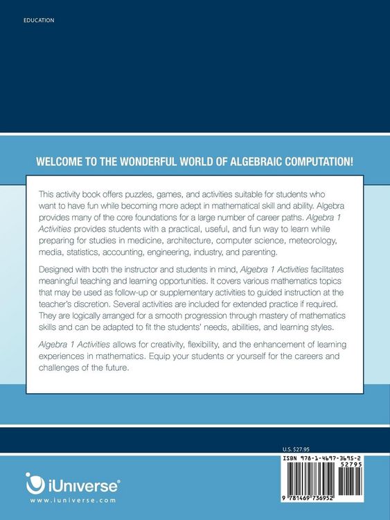 Produktbild: Algebra 1 Activities