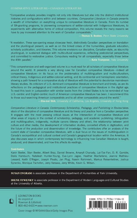 Produktbild: Comparative Literature in Canada