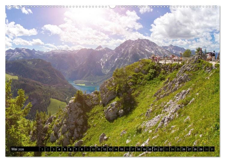 Produktbild: St. Bartholom&auml; und der K&ouml;nigssee (hochwertiger Premium Wandkalender 2026 DIN A2 quer), Kunstdruck in Hochglanz