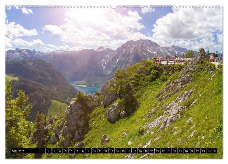 Produktbild: St. Bartholom&auml; und der K&ouml;nigssee (Wandkalender 2026 DIN A2 quer), CALVENDO Monatskalender