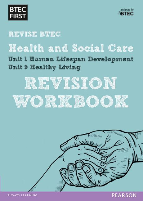Produktbild: Pearson REVISE BTEC First in Health and Social Care Revision Workbook - for 2026, 2027 exams