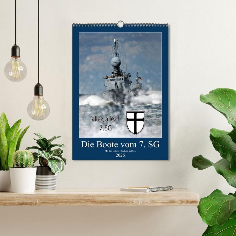 Produktbild: Die Boote vom 7. SG (Wandkalender 2026 DIN A3 hoch), CALVENDO Monatskalender