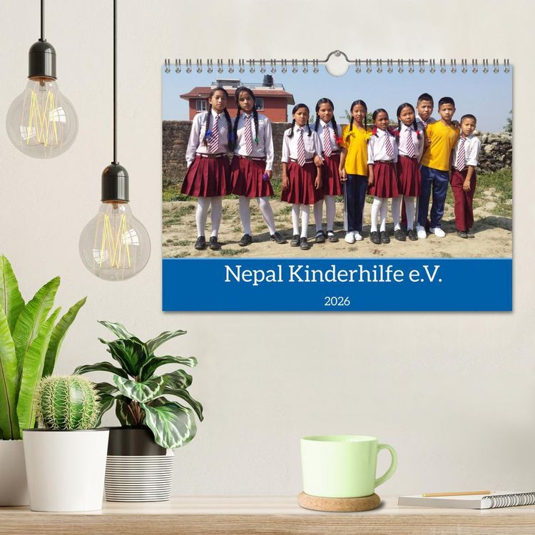 Produktbild: Kalender der Nepal Kinderhilfe e.V. (Wandkalender 2026 DIN A4 quer), CALVENDO Monatskalender