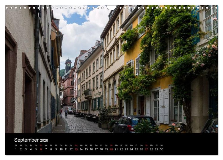 Produktbild: Heidelberger Stadtansichten (Wandkalender 2026 DIN A3 quer), CALVENDO Monatskalender