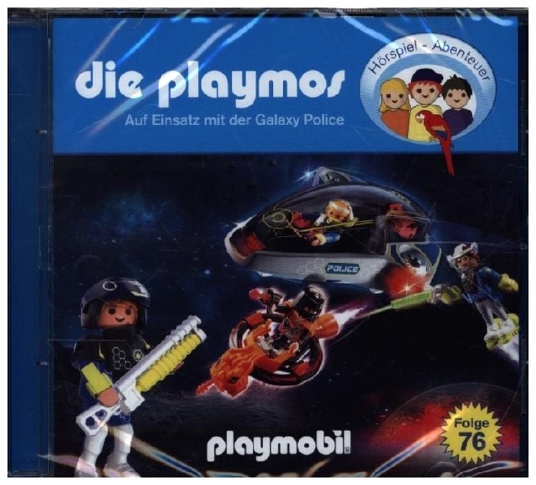 Produktbild: Die Playmos - Das Original Playmobil Hörspiel, Folge 76: Auf Einsatz mit der Galaxy Police