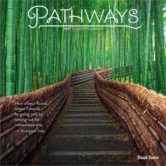 Produktbild: Pathways 2027 12 X 24 Inch (Hanging) Monthly Square Wall Calendar Plastic-Free