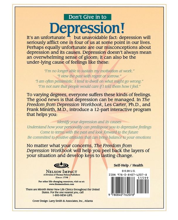 Produktbild: The Freedom from Depression Workbook